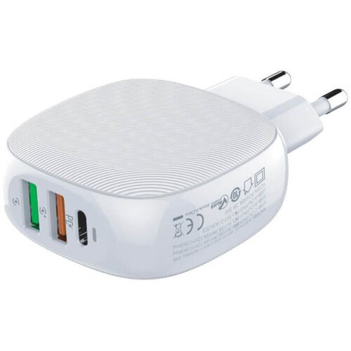 Moye Voltaic Usb Charger Pd Type-c Qc 3.0 220v 28.5w White Slike