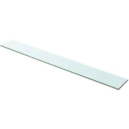 VidaXL Polica Prosojno Steklo 100x12 cm Slike