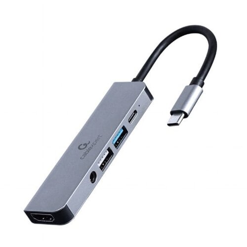 GEMBIRD EUROPE Docking station USB adapter Type-C 5-in-1 multi-port adapter Hub + HDMI + PD + stereo audio GEMBIRD A-CM-COMBO5-02 Cijene