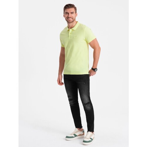 Ombre Men's pique knit polo shirt Cene