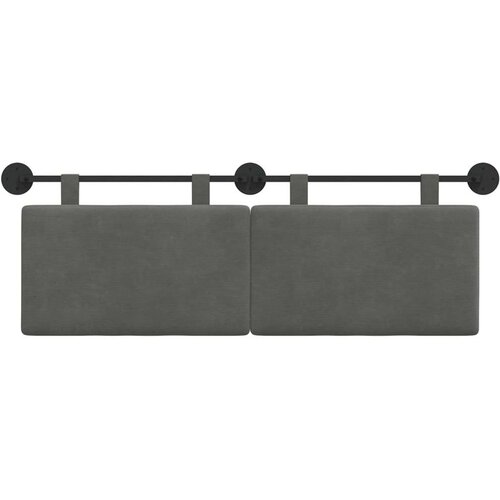  Držeće uzglavlje Tamno siva 150 x 55 x 5 cm Kordura tekstil - Tamno siva 140 cm bez LED Slike