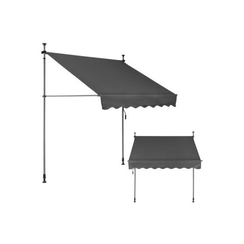 MULTIGARDEN tenda za terasu i balkon sa podešavanjem visine gray multigarden AW-016 grey Cene