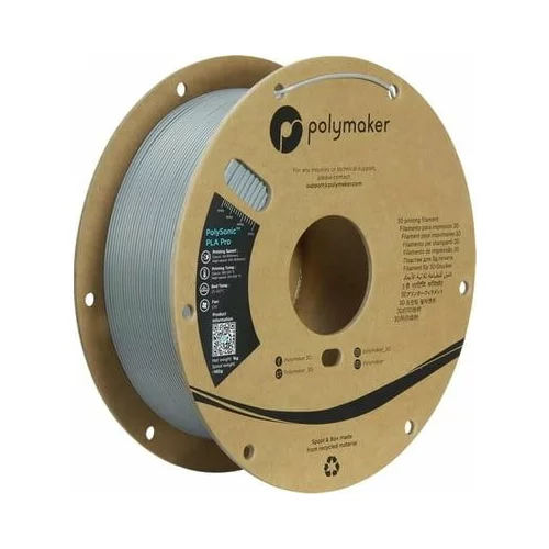 Polymaker PolySonic PLA Pro Grey