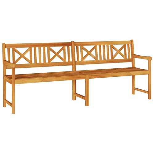 Vanjska klupa Prirodna 220 x 56 x 90 cm Čvrsto drvo akacije Slike