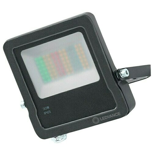 Ledvance LED zunanji stenski reflektor Smart+ Wi-Fi Flood (30 W, 20,9 x 16,8 x 3 cm, RGBW, siv) Slike