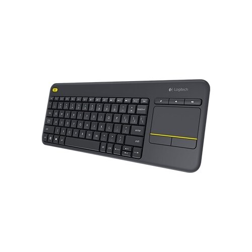 Logitech K400 Plus črna brezžična tipkovnica s sledilno plo&scaron;čico s slovenskimi tipkami Cene