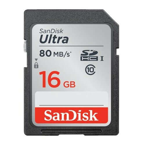 Sandisk Ultra SDHC 16GB UHS-I class 10 - SDSDUNC-016G-GN6IN memorijska kartica Slike