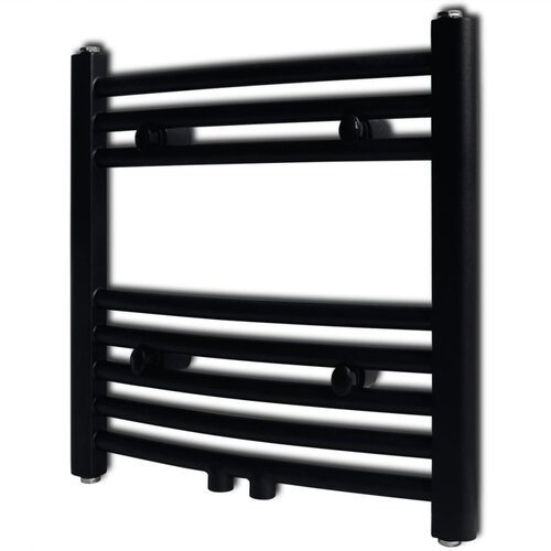  Crni kupaonski radijator za centralno grijanje zaobljeni 480 x 480 mm Cijene