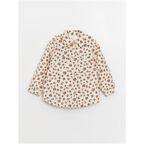 LC Waikiki Shirt Collar Patterned Girl&amp;#039;s Jacket Slike