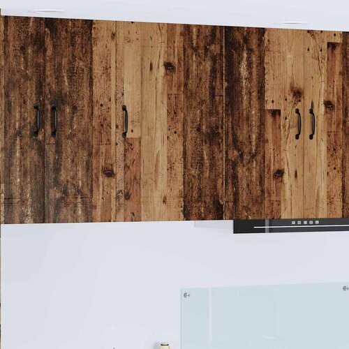 vidaXL Zidni kuhinjski ormarić s policom Staro drvo 50 x 31 x 80 cm Cene