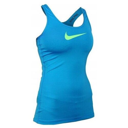 Nike Majice s kratkimi rokavi Pro Tank Modra Cene