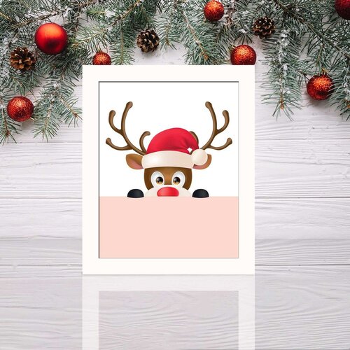Wallity BCTNOEL 005 Dekorativna slika, 23.5x28.5cm Cene