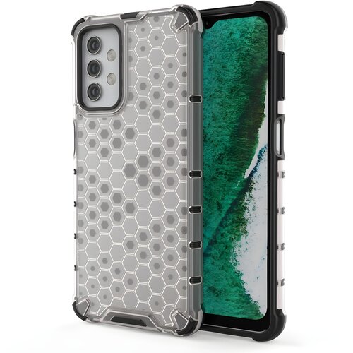  Honeycomb pancirna futrola sa silikonskim okvirom za Samsung Galaxy A32 5G - Prozirna KP10001 Cene