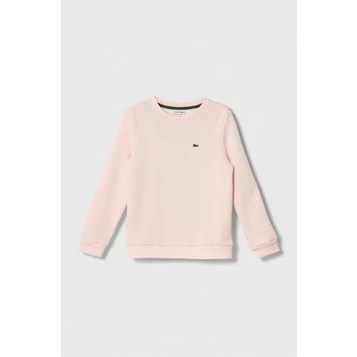 Lacoste Otroški pulover roza barva