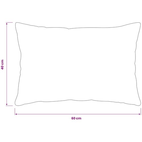  Presvlaka za jastuk 2 pcs HEERLEN Crna 40 x 60 cm Flanel Slike