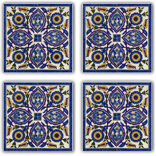 TAB218511624 multicolor glass mat (4 pieces) Slike