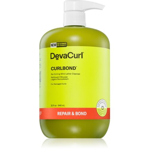 DevaCurl CurlBond&amp;trade; nežna čistilna pena za po&amp;scaron;kodovane lase 946 ml Slike