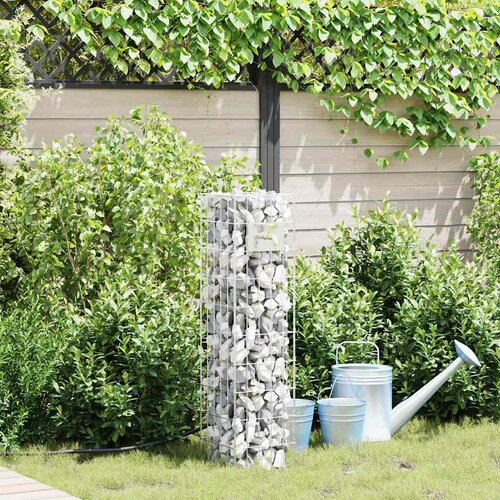  Gabionska slavina Srebrno 25 x 25 x 100 cm Nehrđajući čelik Cijene