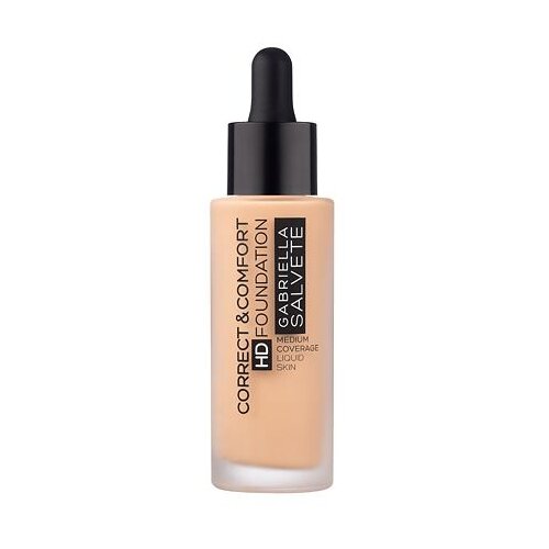 Gabriella Salvete correct &amp;amp; comfort tekući puder za besprijekoran i prirodni izgled 29 ml nijansa 102 sand Slike