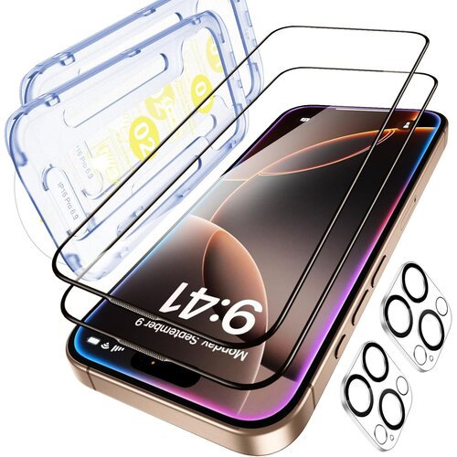 NIKCORP Za&scaron;čitno kaljeno steklo za kamero iPhone 16 Pro Max, 2 kosa, trdota 9H, ultra tanka za&scaron;čita leč proti praskam, (5000249384) Cene