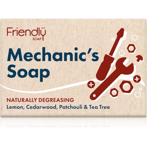 Friendly Soap Mechanic&amp;#039;s Bar naravno trdo milo za obraz in telo 95 g Slike
