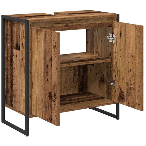 Kupaonski ormar Staro drvo 60 x 30 x 60 cm Konstruirano drvo Slike