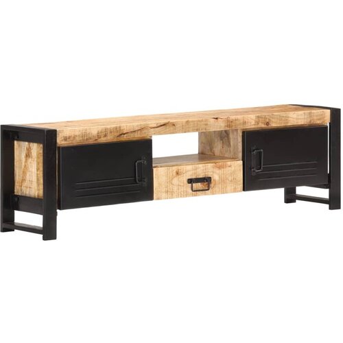 VidaXL TV omarica 140x30x40 cm robusten mangov les Slike
