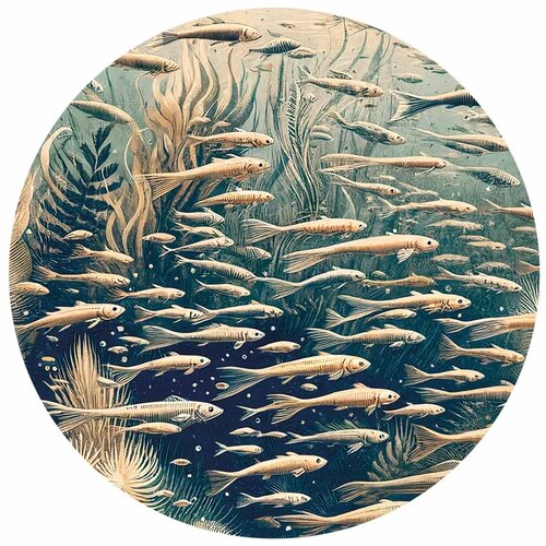  Okrugla fototapeta - Oceanic nature 180x180 Cene
