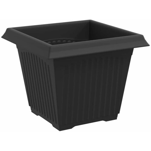  Saksije za biljke 24 pcs Crna 20 x 20 x 16 cm Plastika Slike
