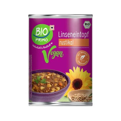 BIO PRIMO Bio pripravljena lečina enolončnica - vegan Cene