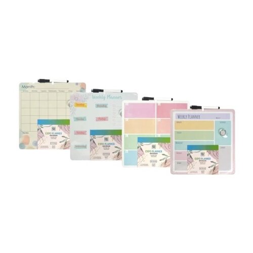 Biro time expo planner bela tabla 29.2 x 29.2cm ( 140451 ) Slike