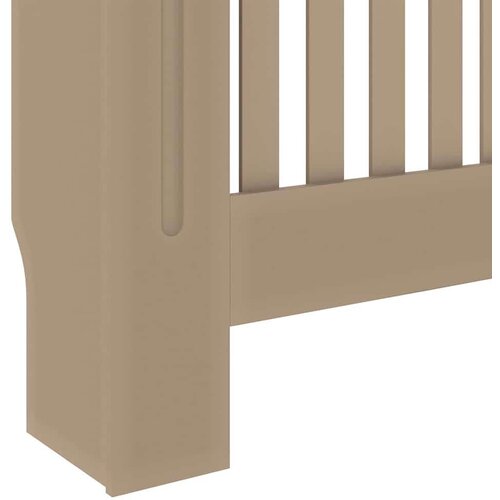 VidaXL pokrivač radijatora 2 pcs smeđa 78 x 19 x 81.5 cm Slike