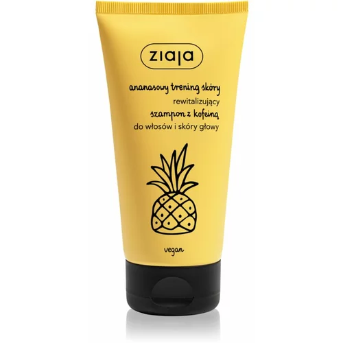 Ziaja pineapple caffeine obnovitveni šampon z ananasom in kofeinom 160 ml za ženske