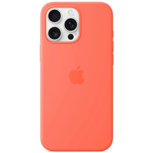 Apple iphone 16 pro max silicone case sa magsafe-om &ndash; tangerine Cene