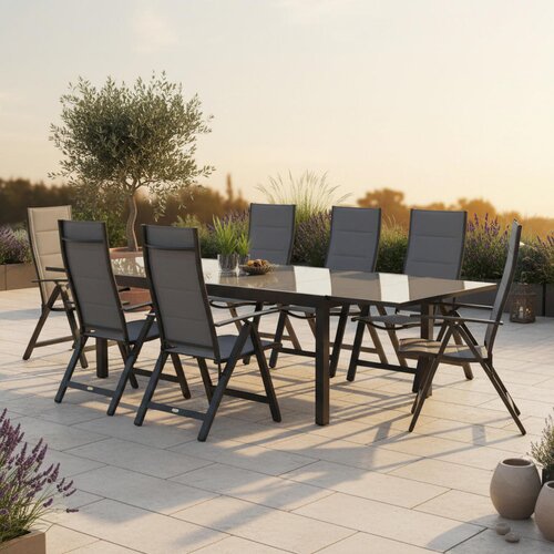 Gardenson VRTNI SET aluminij barve grafita, siva siva, barve grafita Slike
