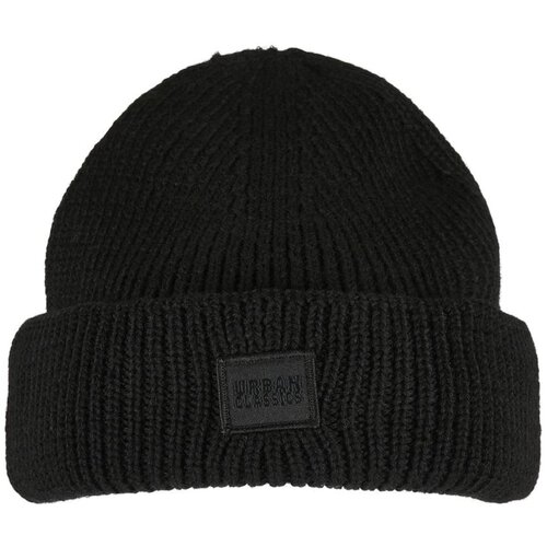 Urban Classics Knitted Wool Beanie Black One Size Slike