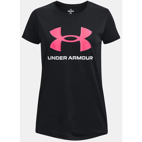 Under Armour TECH SOLID PRINT FILL BL SSC Majica za djevojčice, crna, veličina