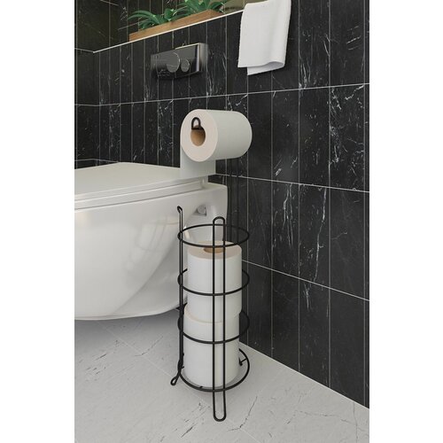 SB061-B black toilet paper holder Slike
