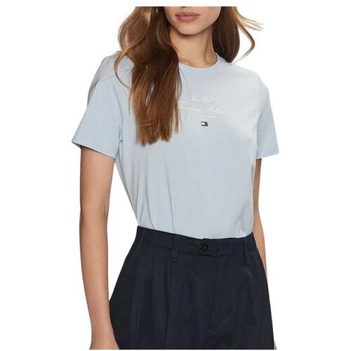 Tommy Hilfiger svetloplava ženska majica THWW0WW43895-C1O Cene