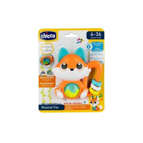 Chicco GLAZBENA SVJETLECA ZVECKA LISICA, 6M+ Cijene