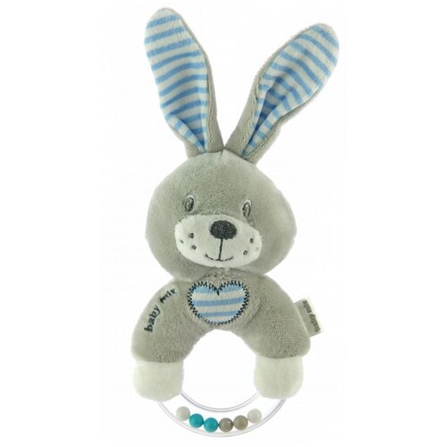Pli&amp;scaron; zvečko zeko grey&amp;amp;blue Slike