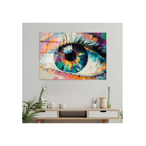 WALLXPERT dekorativna slika od kaljenog stakla eye (uv 179) 70 x 100 cm Slike
