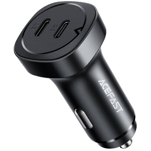 Acefast Avtopolnilec B2, 72W, 2x USB-C (črn), (20655325) Cene
