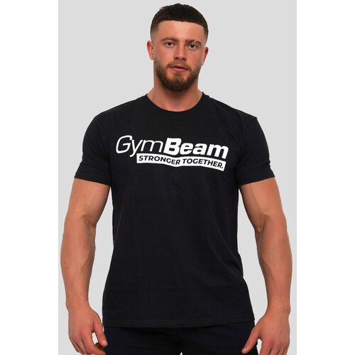 GymBeam mu&amp;scaron;ka majica Stronger Together Black Slike