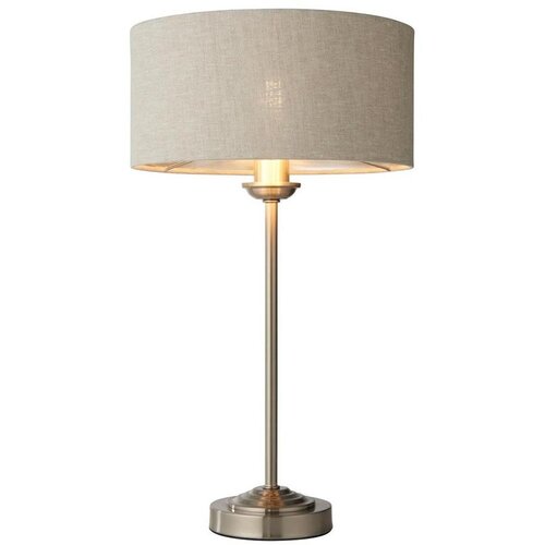  Endon 100646 - Stona lampa HIGHCLERE 1xE14/7W/230V bež/mat hrom Cene