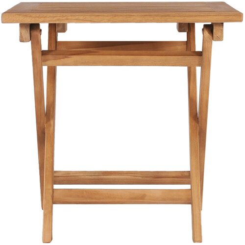  Sklopivi vrtni stol od masivne tikovine 45 x 45 x 45 cm Slike