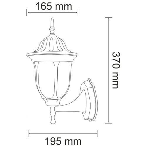  Spolja&amp;scaron;nje zidno svetlo FLORENCJA 1xE27/20W/230V IP43 Slike