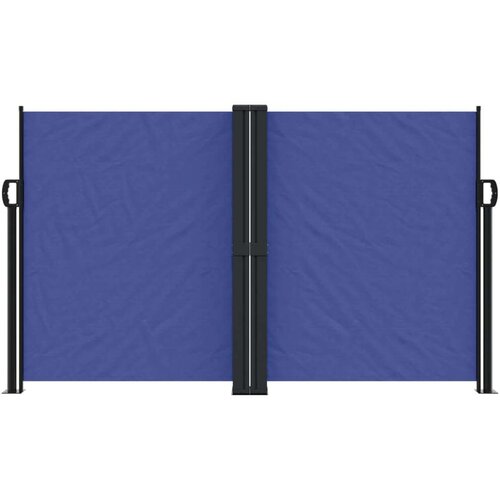  Uvlačiva bočna tenda 140 x 1000 cm plava Slike