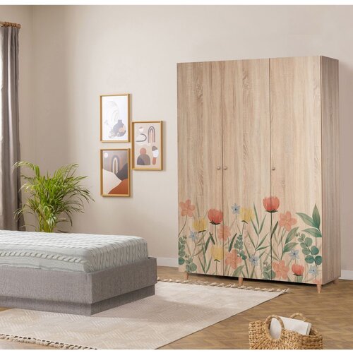 Woody Fashion Ormar Lena 3 135x192x52cm Hrast Cijene