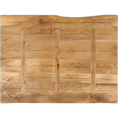 vidaXL Mizna plošča 100x80x2,5 cm naraven rob trden mangov les Cene